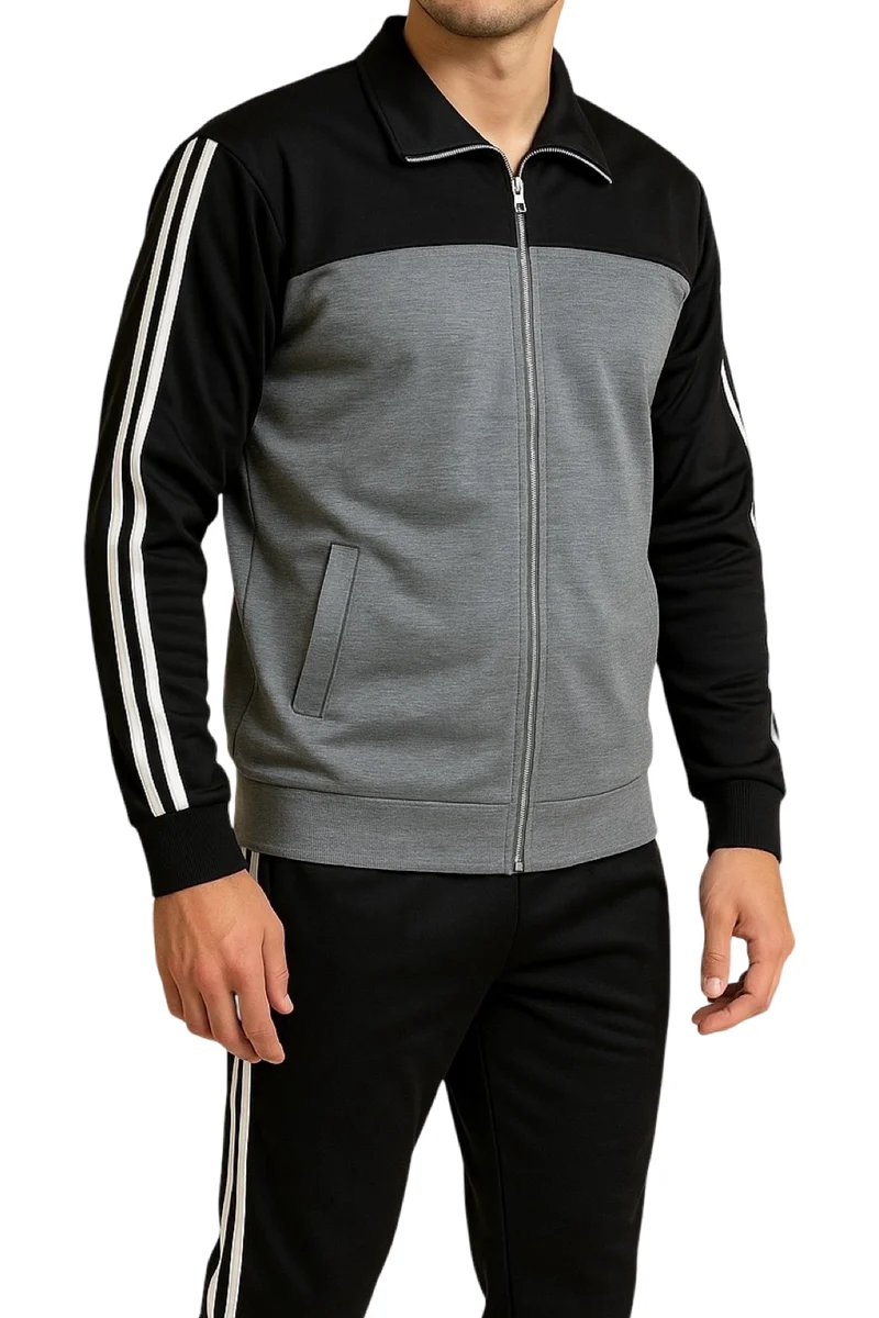 Abarico | Bequemer Herren-Zweiteiler mit Zip-Jacke und Hose