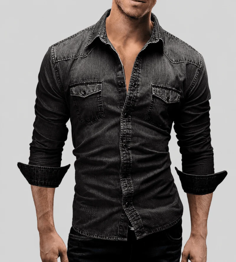 Hemd Herren Langarm Slim Fit