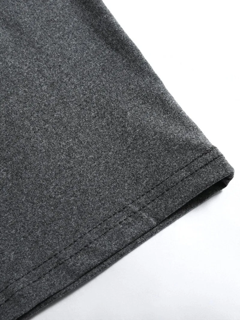 Langarmshirt Herren V-Ausschnitt