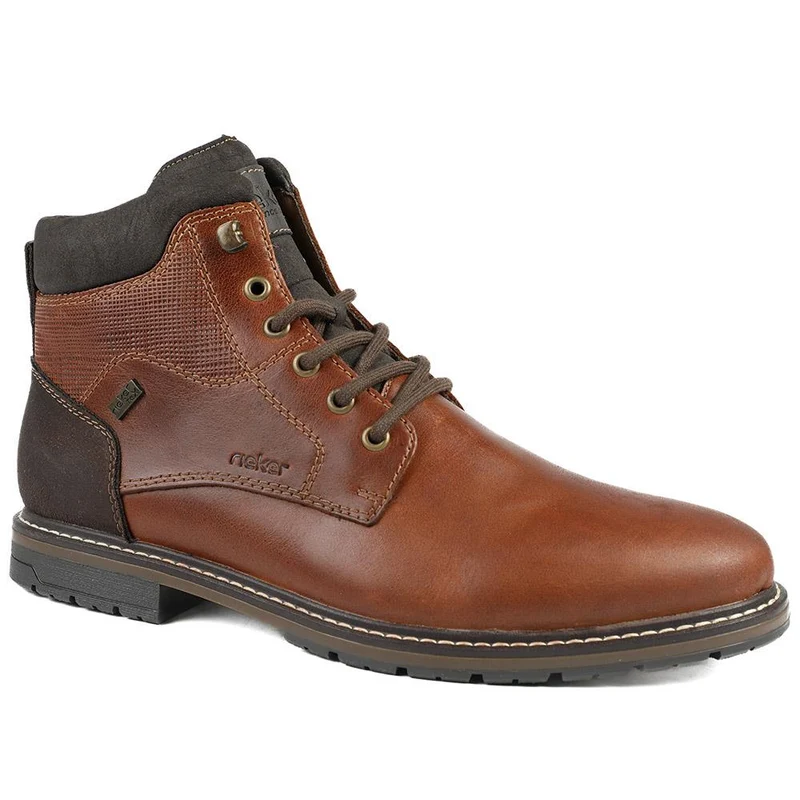 Leather Casual Lace-Up Boots - RKR40514 / 325 911