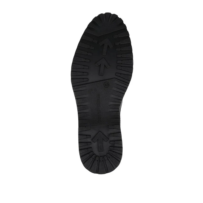 Wide-Fit Water-Resistant Leather Shoes - JOSEF41510 / 327 050 - Black