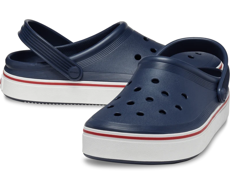 Crocs Klassischer Unisex-Off-Court-Clog – Marineblau