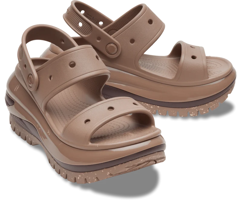 CROCS Unisex Mega Crush Sandale – Latte
