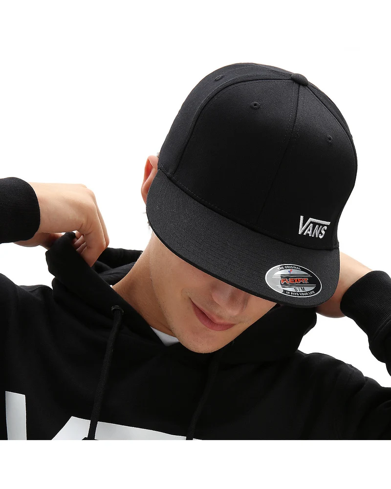 VANS Unisex Splitz Flexfit Cap – Schwarz