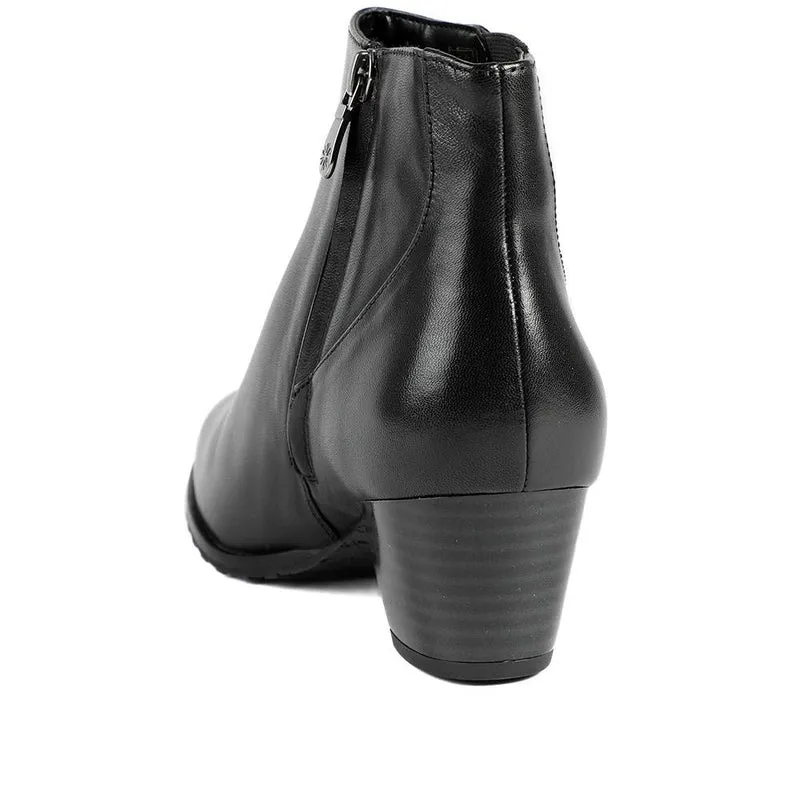Van Dal Swanton Leather Ankle Boots - GUP42504 / 328 842 - Black Leather