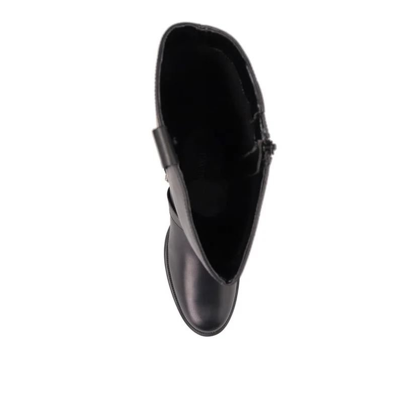 Wide-Calf-Fitting Long Boots - MAVER40001 / 326 624 - Black