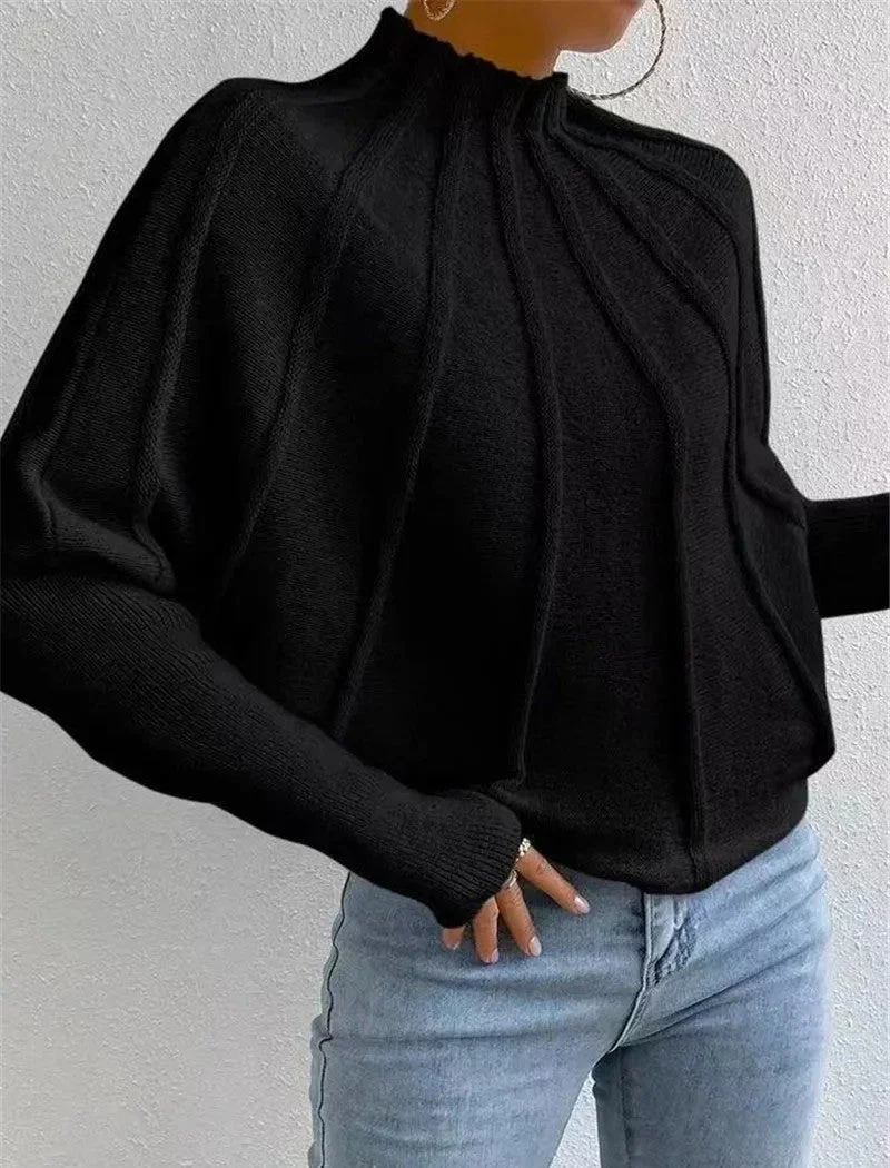 Pullover Damen mit Stehkragen
