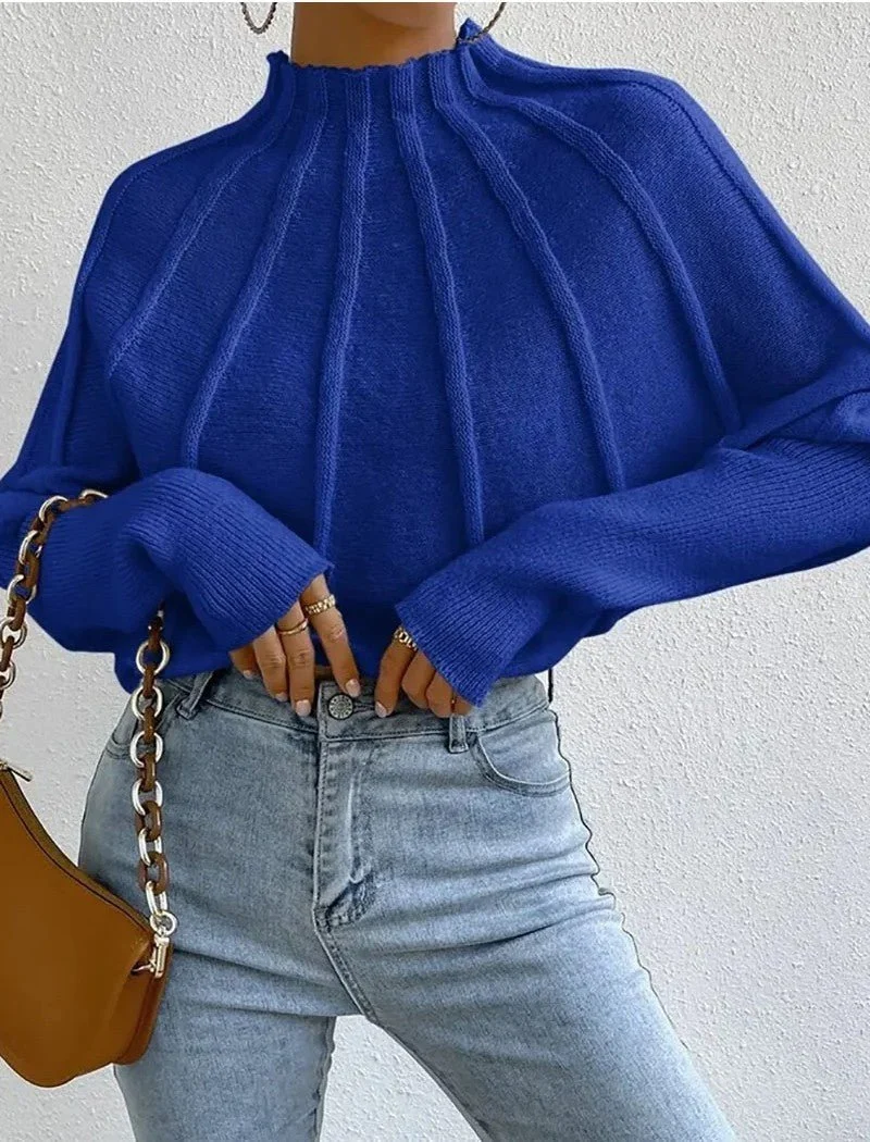Pullover Damen mit Stehkragen