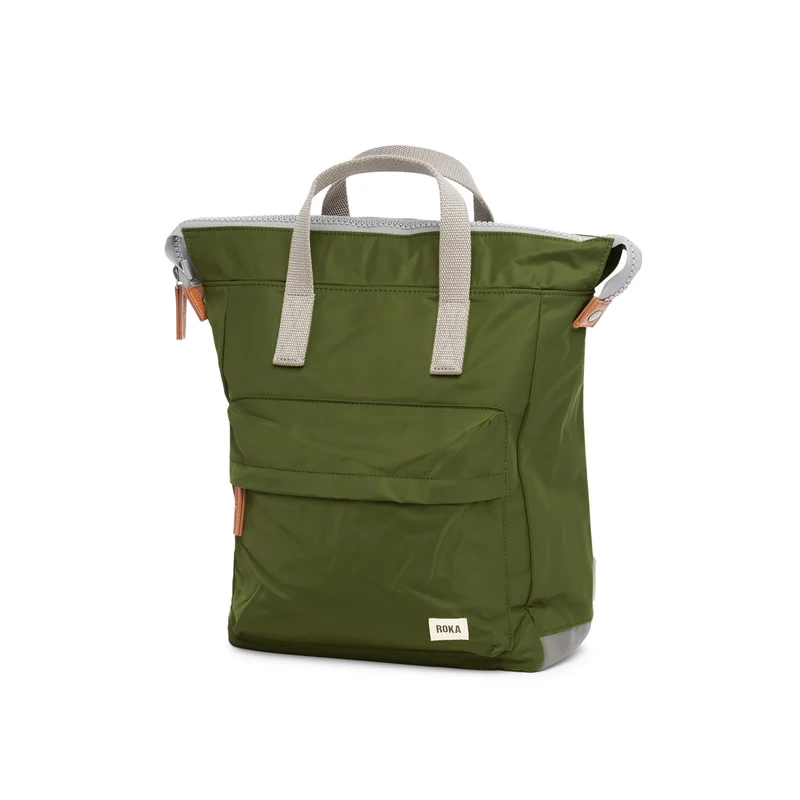 ROKA Bantry B Avocado Medium Tasche aus recyceltem Nylon