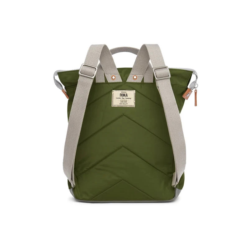 ROKA Bantry B Avocado Medium Tasche aus recyceltem Nylon