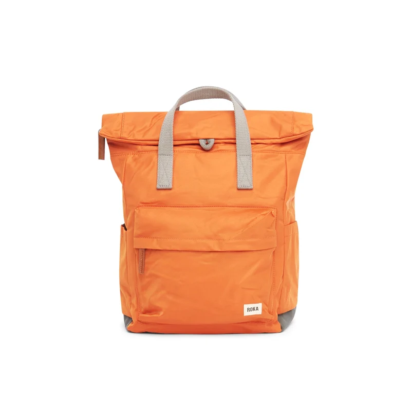 ROKA Canfield B Mittelgroße Tasche aus recyceltem Nylon, Farbe: Burnt Orange