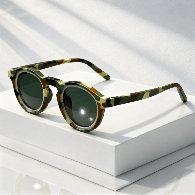 Sonnenbrille rund UV400 Retro Look