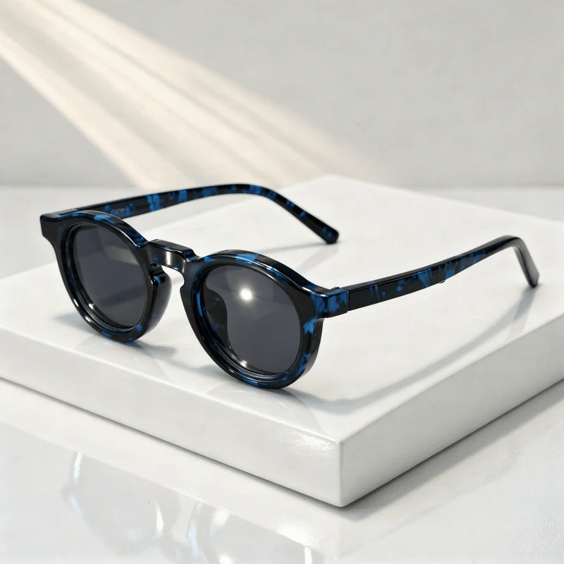 Sonnenbrille rund UV400 Retro Look