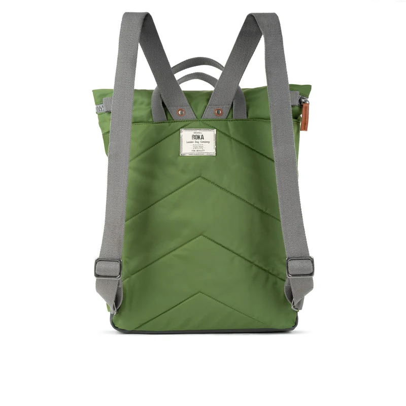 ROKA Canfield B Avocado Große Tasche aus recyceltem Nylon