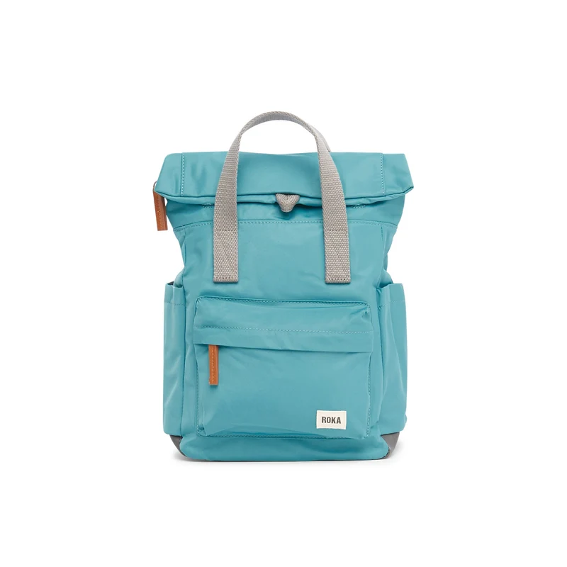 ROKA Canfield B Petrol Kleine Tasche aus recyceltem Nylon