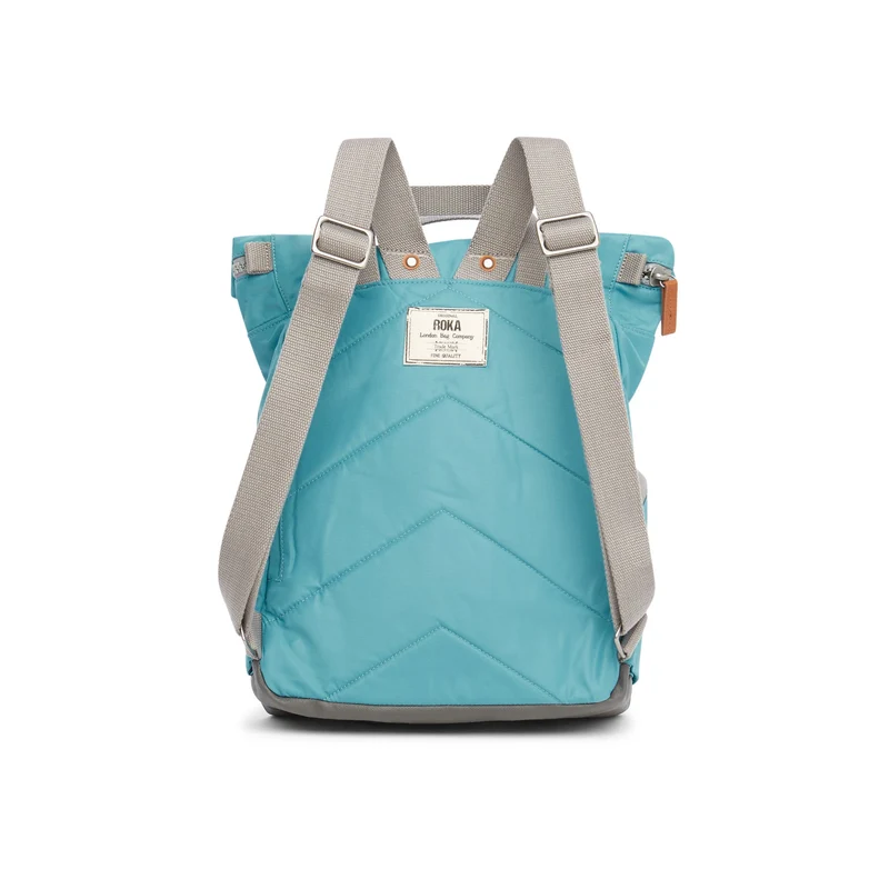 ROKA Canfield B Petrol Kleine Tasche aus recyceltem Nylon