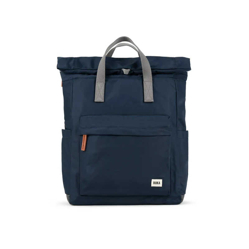 ROKA Canfield B Midnight Große Tasche aus recyceltem Nylon