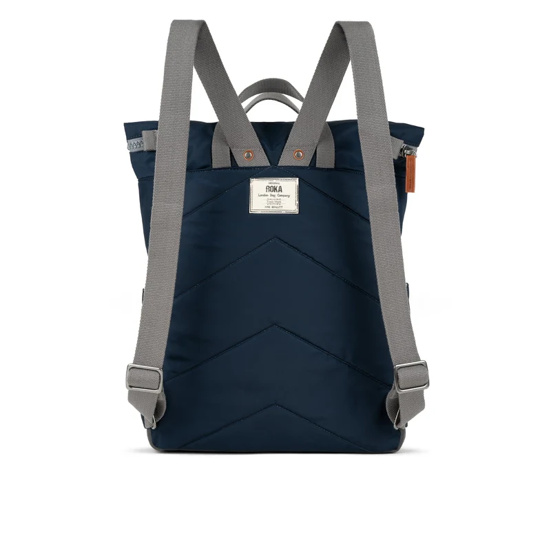ROKA Canfield B Midnight Große Tasche aus recyceltem Nylon