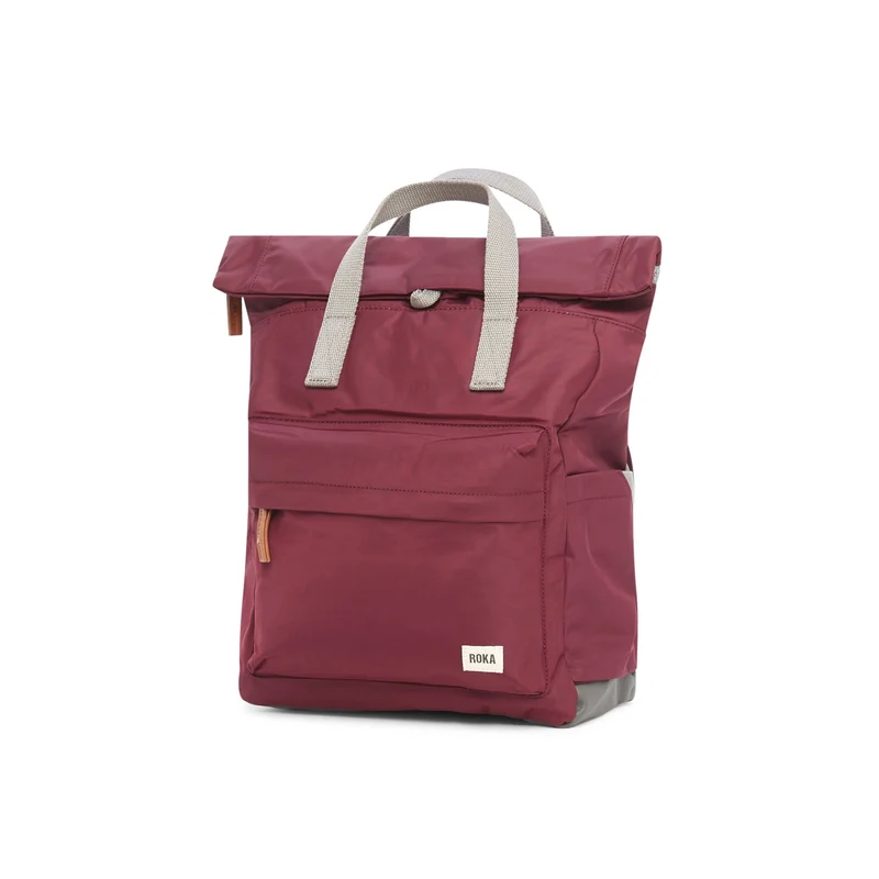 ROKA Canfield B Plum Medium Tasche aus recyceltem Nylon