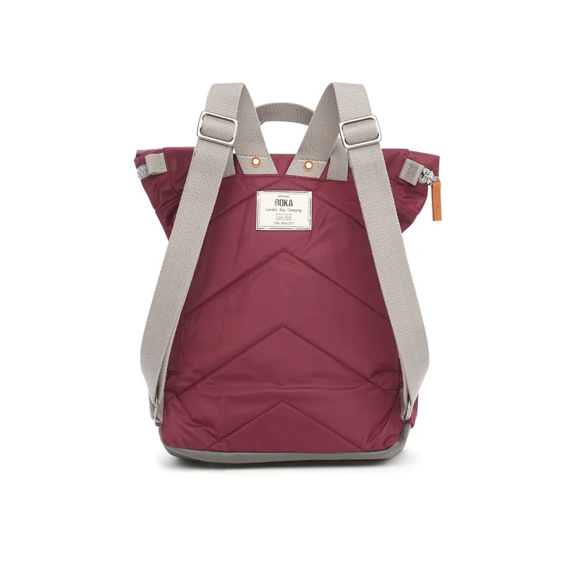 ROKA Canfield B Plum Medium Tasche aus recyceltem Nylon