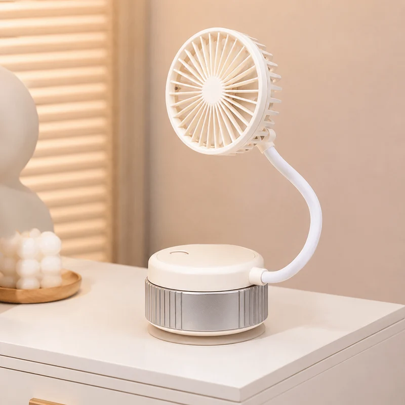 USB Ventilator tragbar mit flexiblem Standfuß
