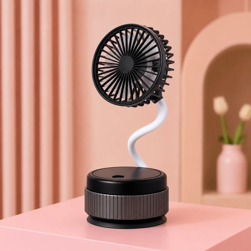USB Ventilator tragbar mit flexiblem Standfuß