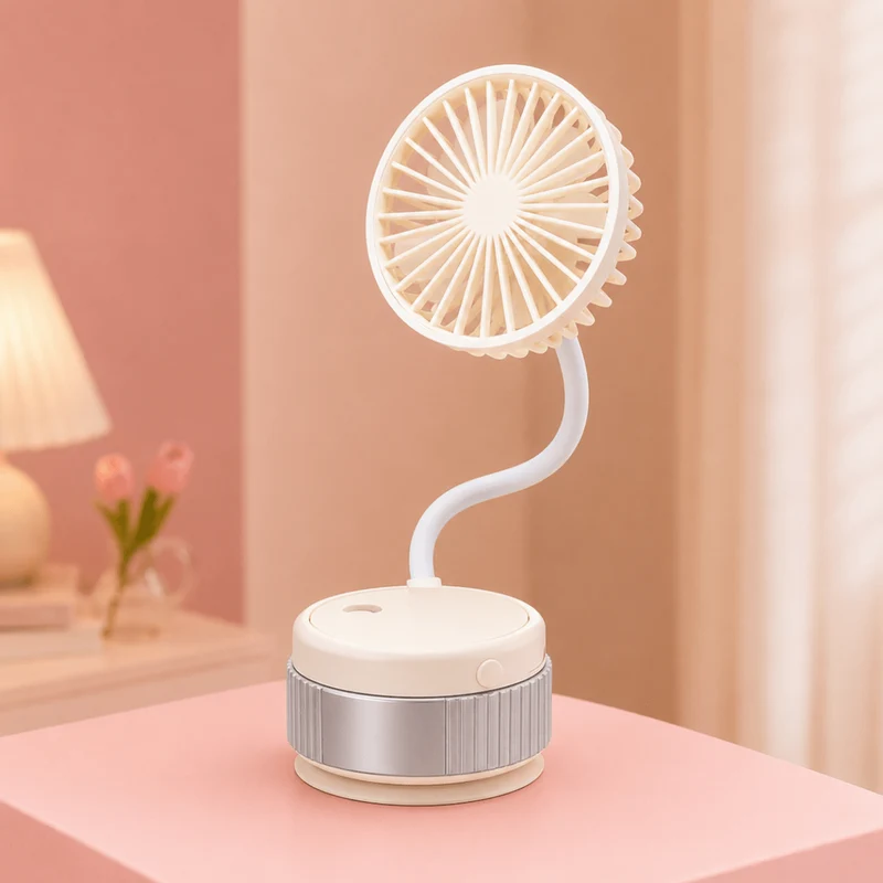 USB Ventilator tragbar mit flexiblem Standfuß