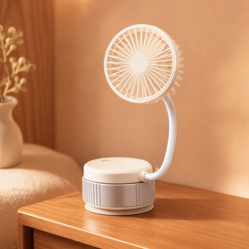 USB Ventilator tragbar mit flexiblem Standfuß