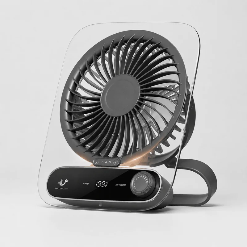 USB Ventilator mit Akku und Nachtlicht