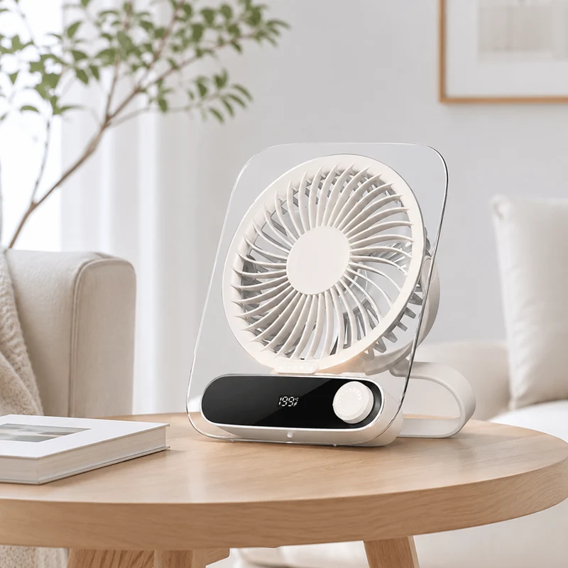 USB Ventilator mit Akku und Nachtlicht