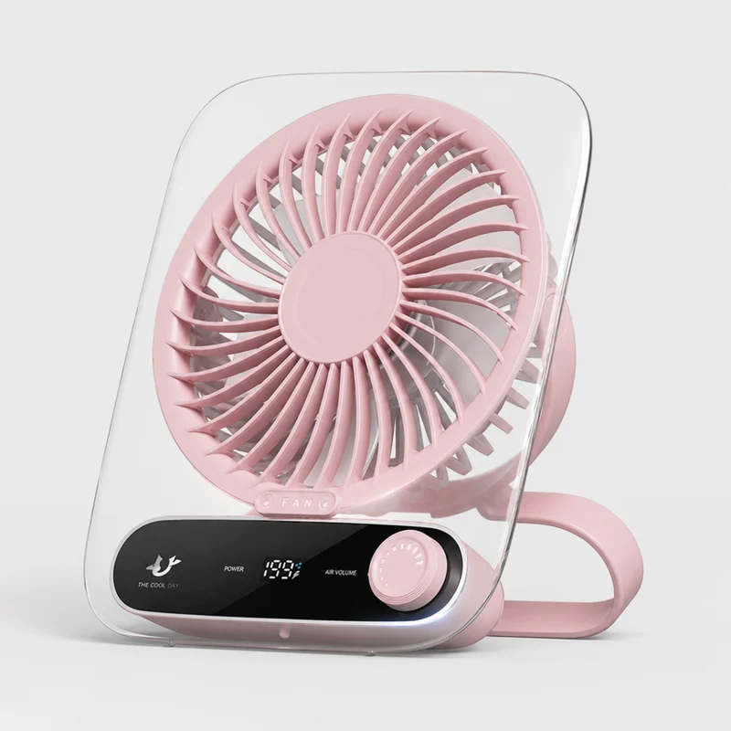 USB Ventilator mit Akku und Nachtlicht
