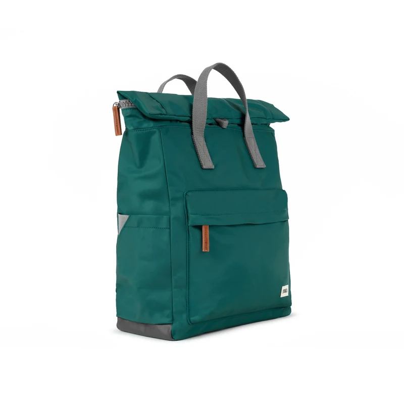 ROKA Canfield Große Tasche aus recyceltem Nylon, Farbe B Teal