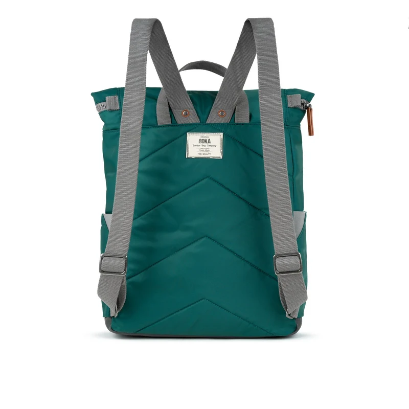 ROKA Canfield Große Tasche aus recyceltem Nylon, Farbe B Teal
