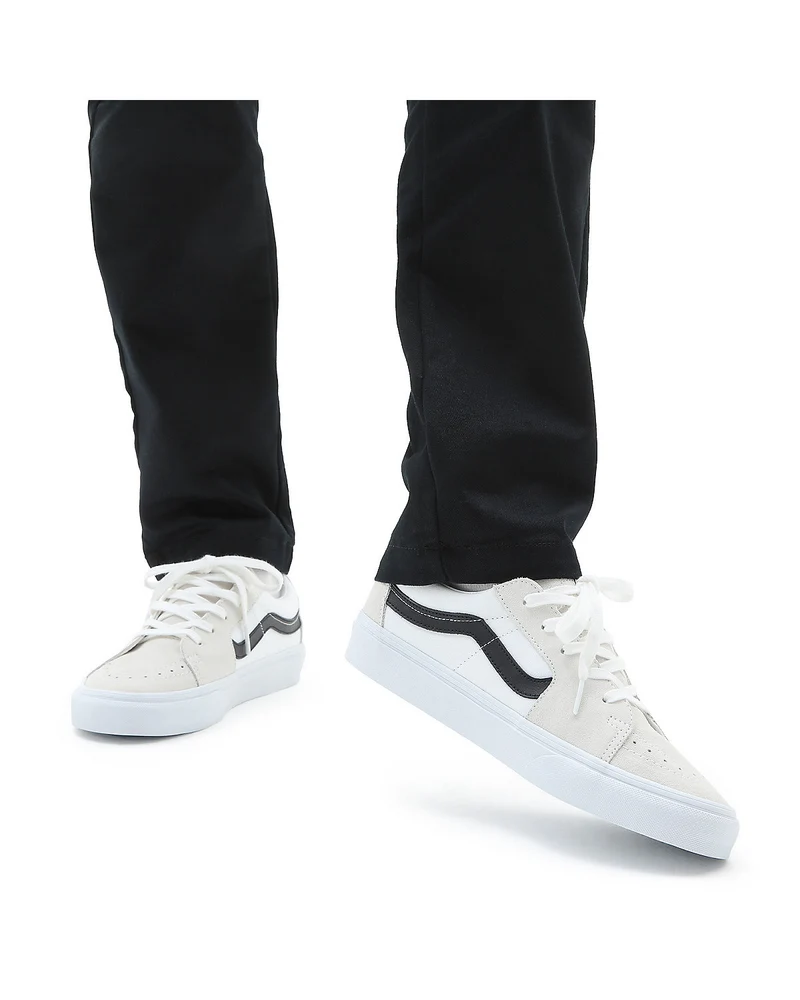 VANS Unisex-Sneaker Sk8-Low – Weiß / Schwarz