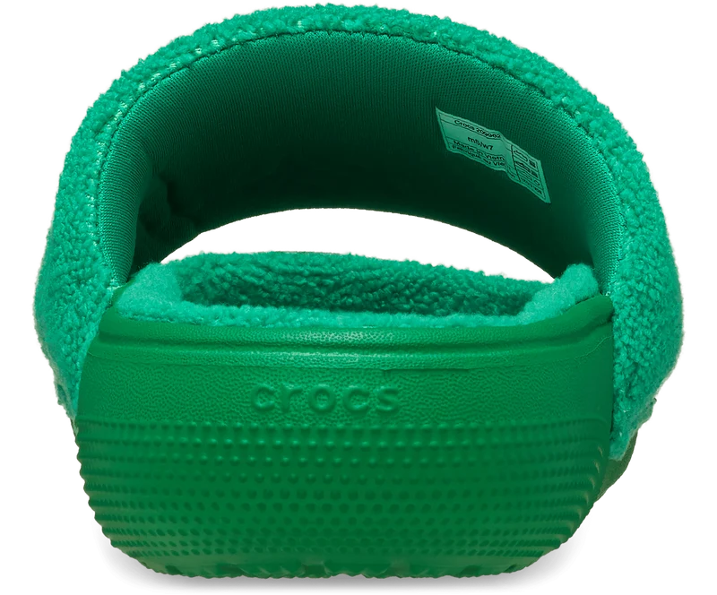Crocs Unisex Klassische Handtuch-Slipper - Grün Efeu