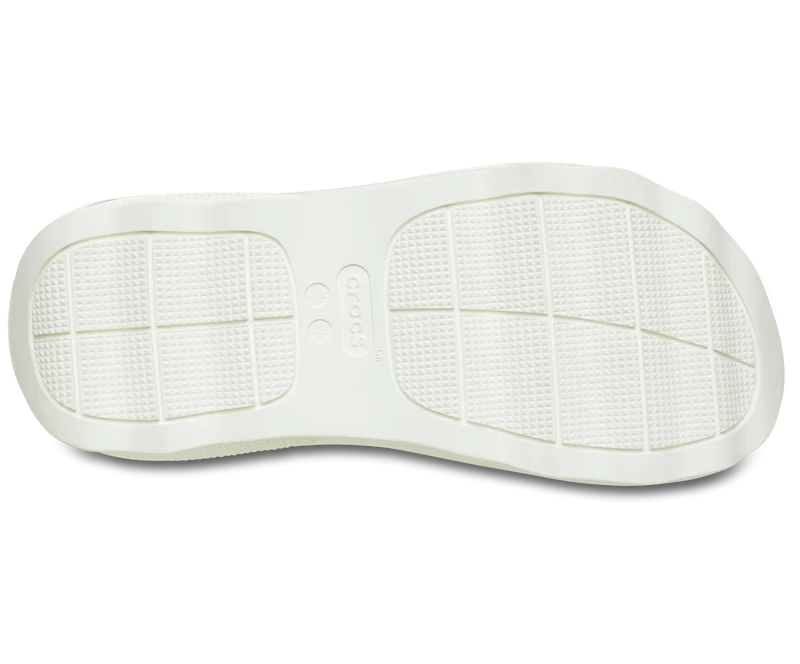 Crocs Unisex Classic Mega Crush Sandale mit Dreifachriemen - Kreide