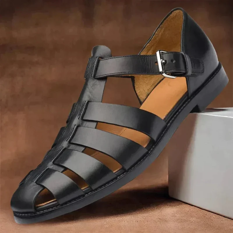 Herren Sandalen Sommer mit Geschlossener Zehenpartie