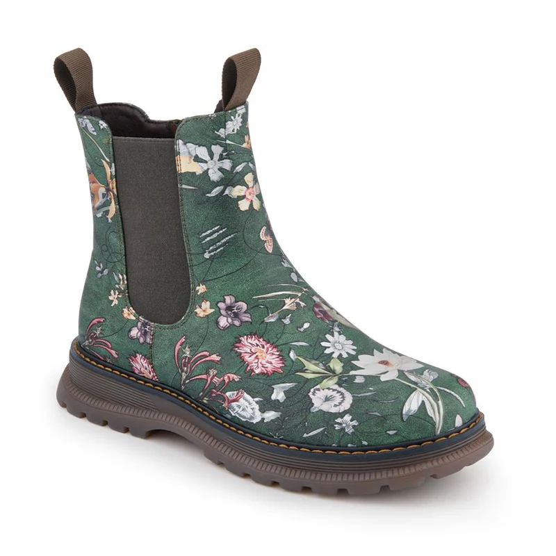 Elasticated Slip-On Boots With Inside Zip - PINYI42006 / 328 209