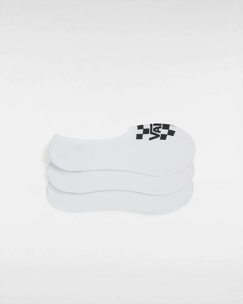 VANS Klassische Herren-Canoodle-No-Show-Socken (3 Paar) – Weiß