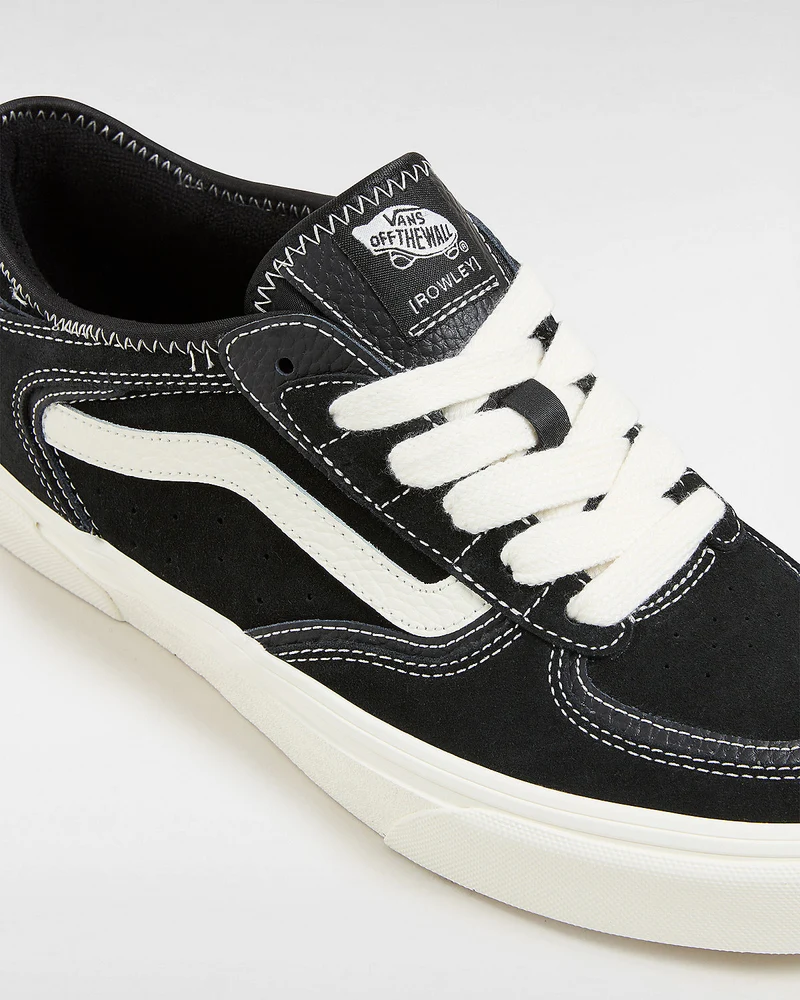 VANS Unisex Rowley Classic Trainer – Schwarz / Marshmallow