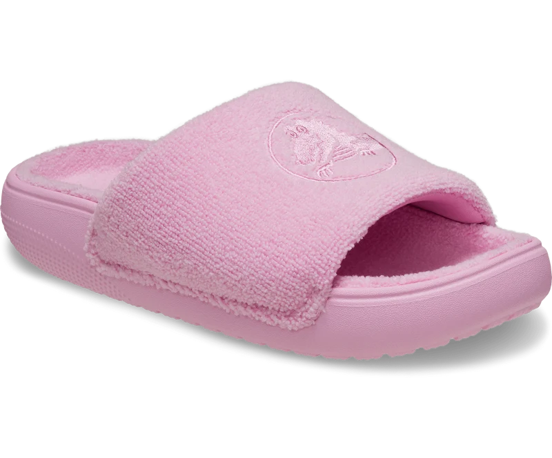 Crocs Unisex Klassische Handtuch-Slipper - Rosa Tweed