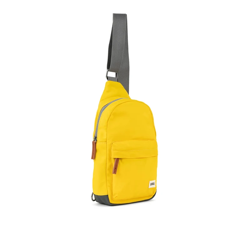 ROKA Willesden B Große Recycling-Nylontasche – Senfgelb