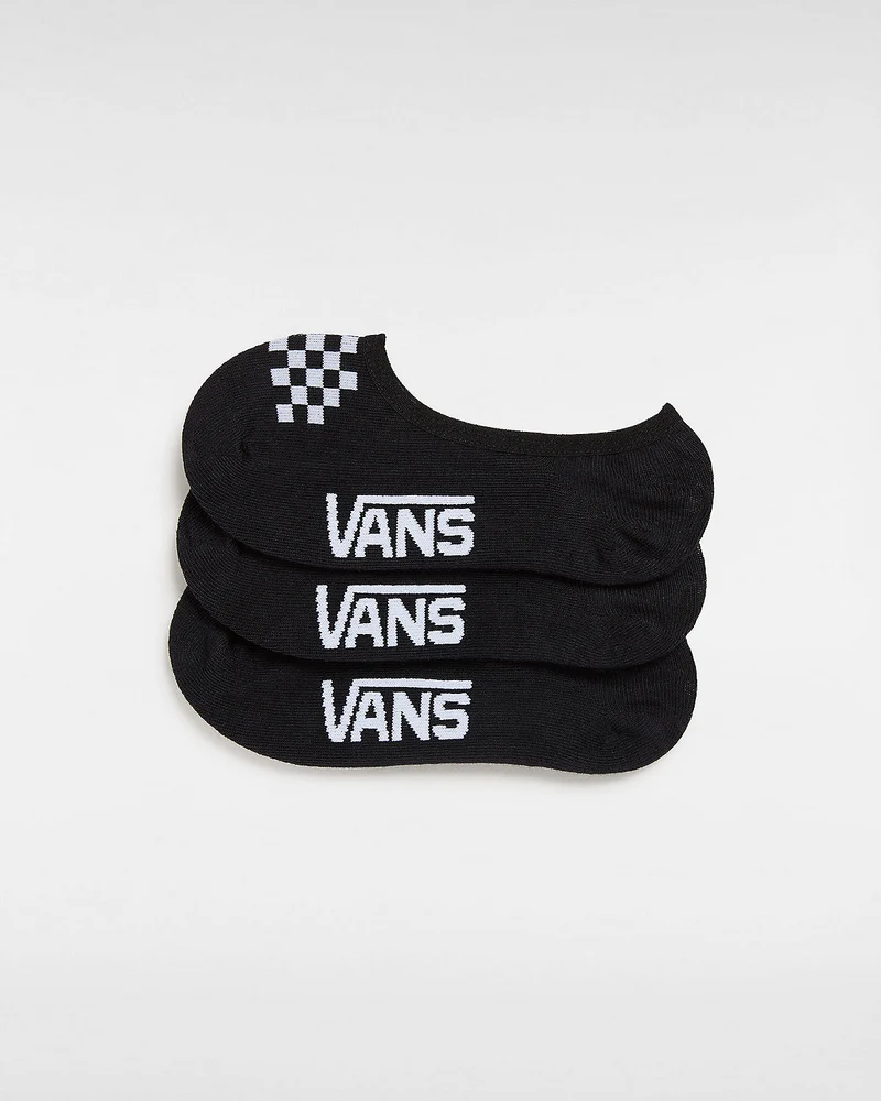 VANS Klassische Canoodle-Socken für Kinder (3 Paar) – Schwarz