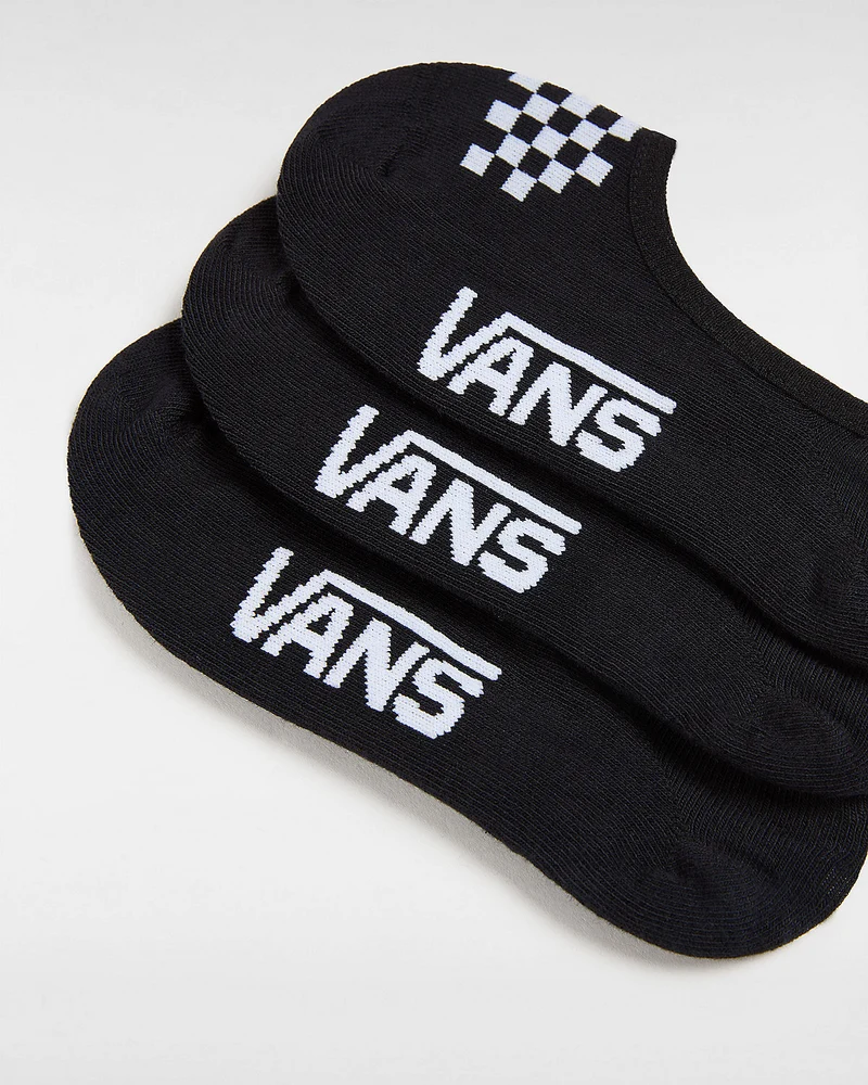 VANS Klassische Canoodle-Socken für Kinder (3 Paar) – Schwarz