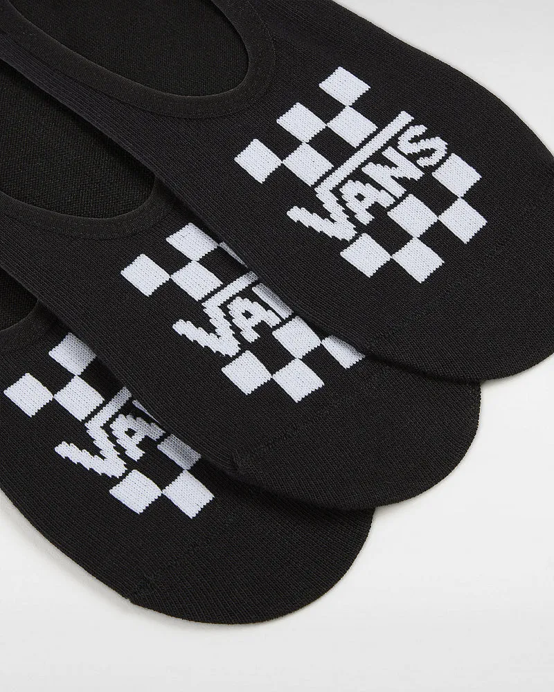 VANS Klassische Herren-Canoodle-No-Show-Socken (3 Paar) – Schwarz