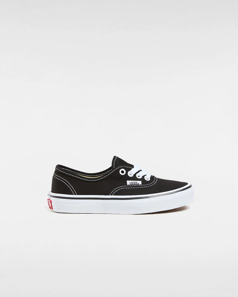 VANS Authentische Kinder-Sneaker – Schwarz/True White