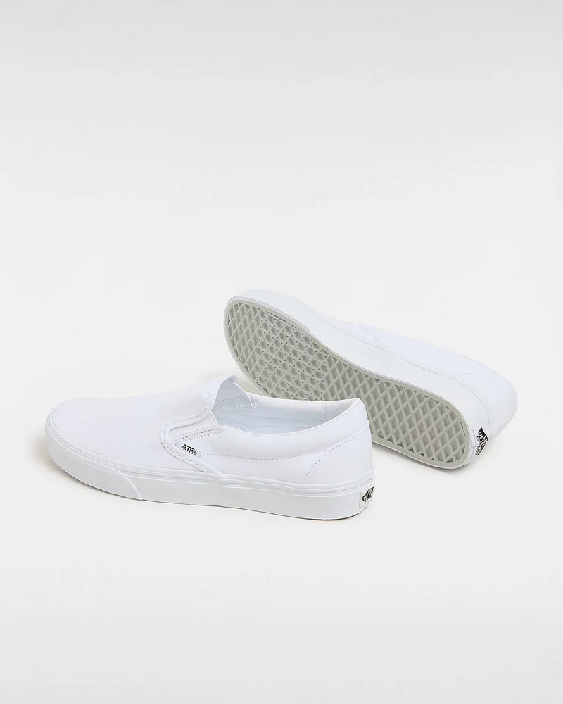 VANS Klassische Unisex-Slip-On-Sneaker – True White