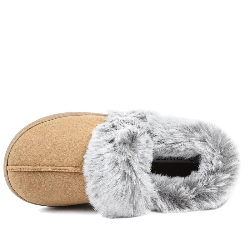 Wide Fit Soft Full Slippers - GALOP42015 / 328 608 - Chestnut