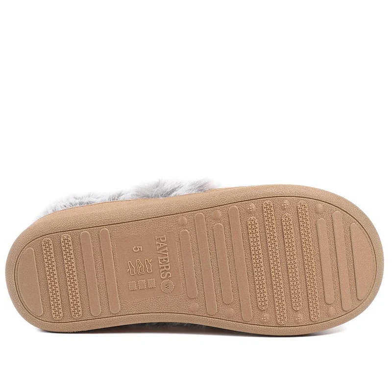 Wide Fit Soft Full Slippers - GALOP42015 / 328 608 - Chestnut