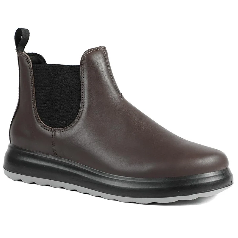 Fly Flot Leather Slip On Ankle Boots - FLY42032 / 327 707 - Dark Brown